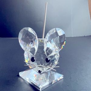 Vintage Swarovski large mouse figurine